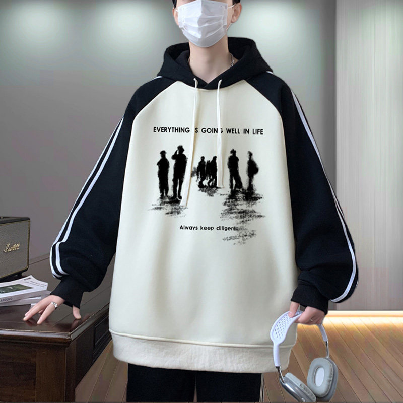 春秋季连帽卫衣青少年13男孩14岁初中学生15大童潮流宽松长袖T恤,男装,卫衣,淘宝优惠券,粉丝福利购,淘宝优惠卷