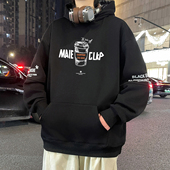 T恤12岁男孩13初中学生15大童潮流春装 春秋季 青少年长袖 连帽卫衣