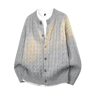 13青少年秋季薄款毛衣开衫12岁男孩14初中学生15大童宽松针织外套