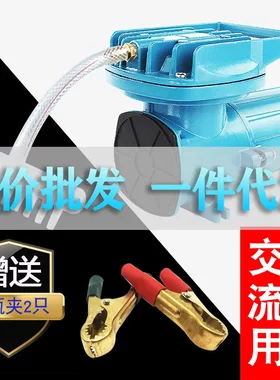 日生车载12v伏增氧泵车用卖鱼小型接电瓶直流增养机鱼氧气泵充氧