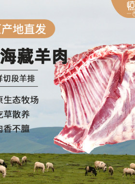 青海羊肉新鲜羊排2kg 现杀正宗草膘羊肉手抓羊排冷冻清真藏羊散养