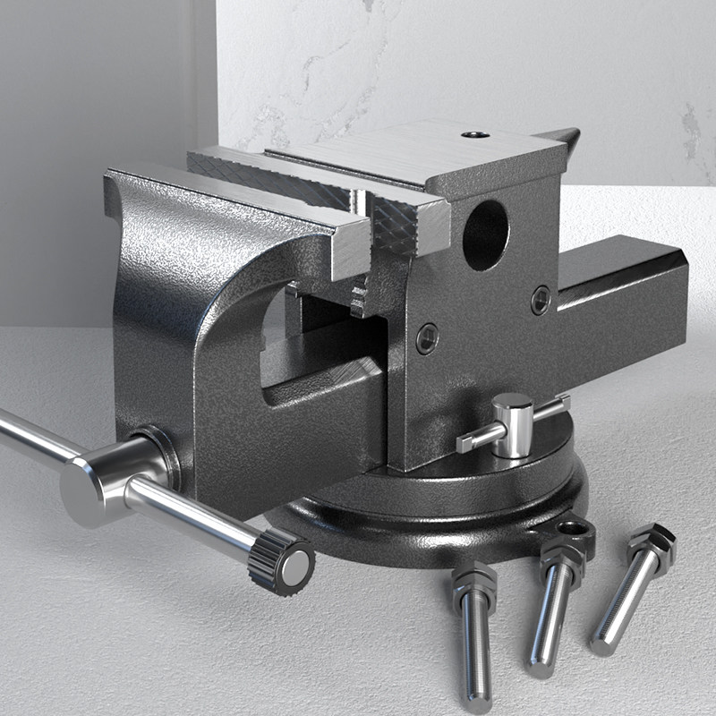 易之力钢砧铁砧台钳子打铁墩子铁砧台钳台工具铁毡台多功能台虎钳