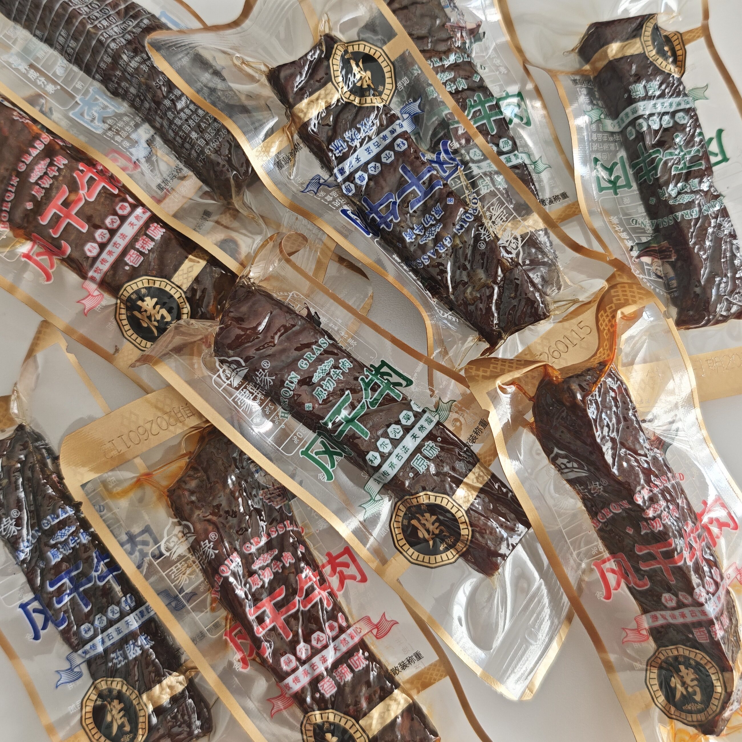 内蒙古通辽特产蒙皓缘风干牛肉散装称重独立包装休闲办公零食包邮