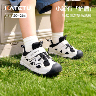 卡特兔学步鞋2026春季新款包头透气户外防滑男女宝宝鞋网面学步鞋