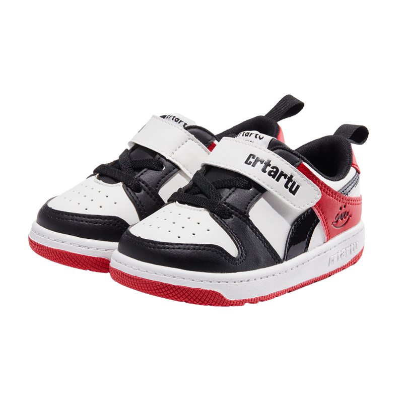 卡特兔板鞋2024新款秋季男女童防滑休闲鞋幼儿园小白鞋宝宝百搭鞋