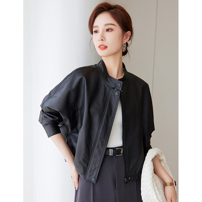 通勤风2025年秋冬季新款海皮衣