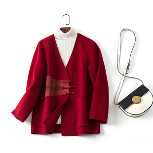 唐装品牌中国风中式女装改良款潮年轻款女士外套高端上衣汉服盘扣