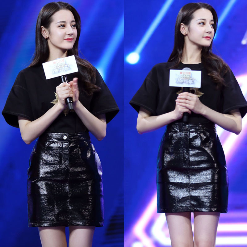 真皮皮裙子半身裙女土2025新款秋冬包臀短裙漆皮绵羊皮质感高级感