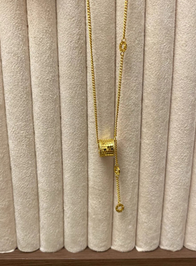 金店同款沙金小蛮腰项链女款时尚百搭锁骨链送女友礼物送妈妈