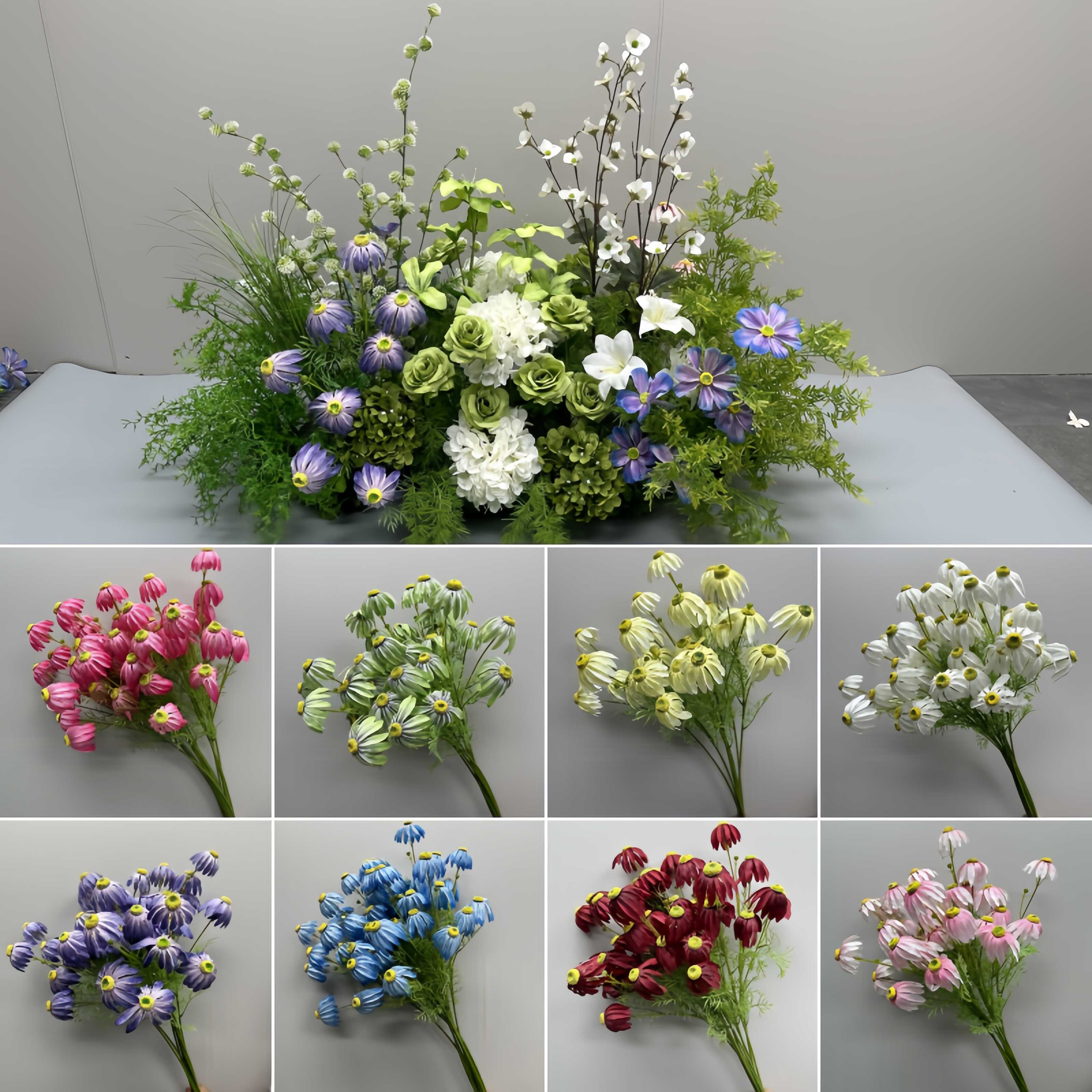 婚庆婚礼假花摄影道具太阳菊ins