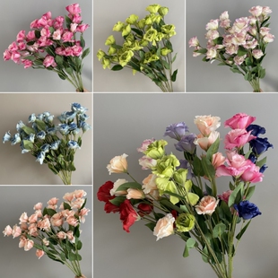 婚礼仿真花材单支桔梗花仿真花艺婚礼堂吊顶装饰假花背景花插花