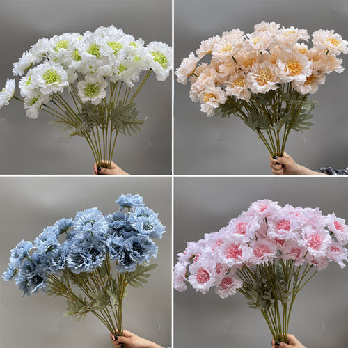 婚礼仿真花材风火轮吊顶插花装饰