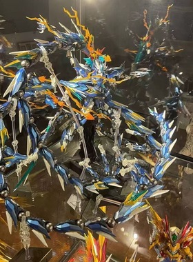 大班模型动漫摩动核敖丙吕布曹仁白雪姬机甲拼装手办玩具盲盒随机