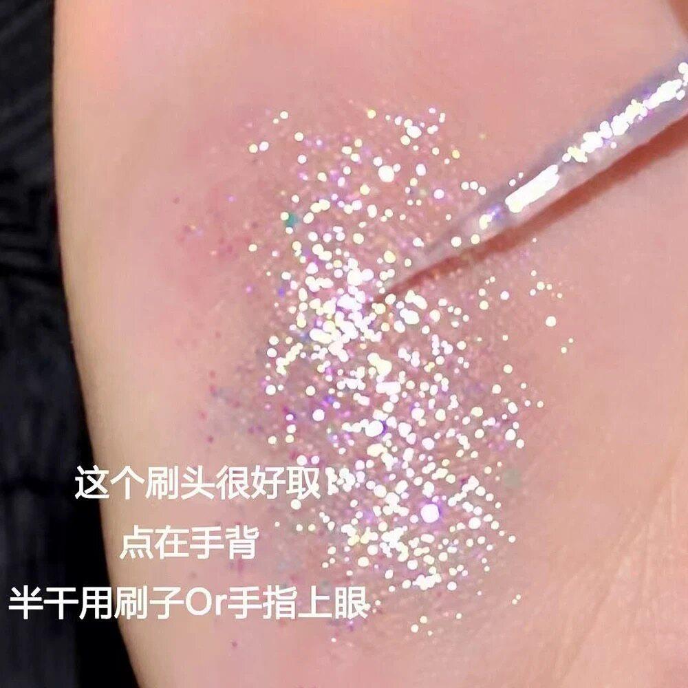 正品午夜牛郎一滴泪液体眼影亮片超闪亮晶晶闪粉珠光防水卧蚕笔提