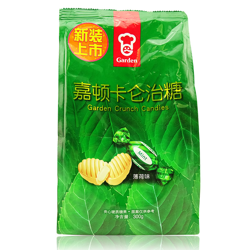 嘉顿卡仑治糖薄荷味椰子味巧克力味利是糖300g袋装什锦糖婚庆喜糖