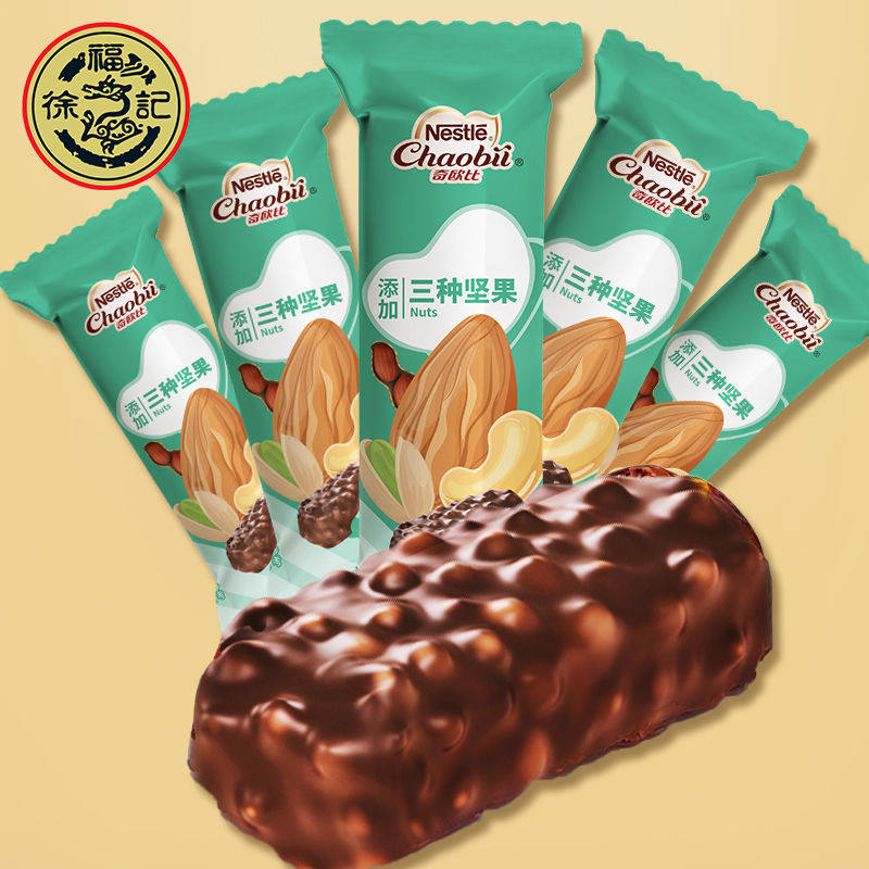 徐福记巧克力奇欧比坚果巧克棒散称零食(代可可脂)
