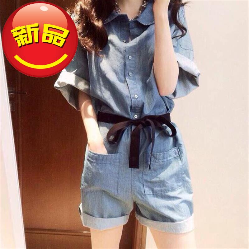 A Korean woman 2019 summer new pattern shorts cowboy Conjoined student Paige Wide leg pants clothes trousersin the Women's clothing/Boutique , Pants , Casual pants  category - from Buy2taobao.com to provide professional Taobao agent buy service