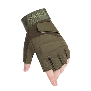 战术手套男防滑全指军迷版作训防割耐磨作战黑鹰半指骑行格斗登山