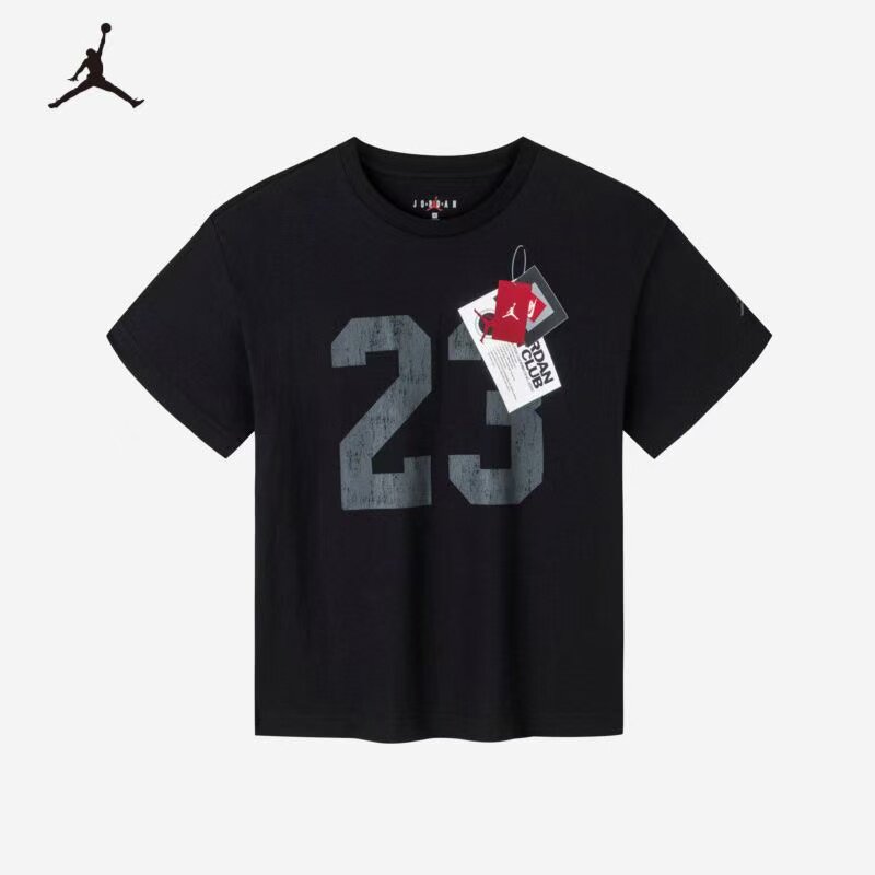 JORDAN 儿童装男童纯棉短袖T恤2026夏季新款中大童半袖JD2432027