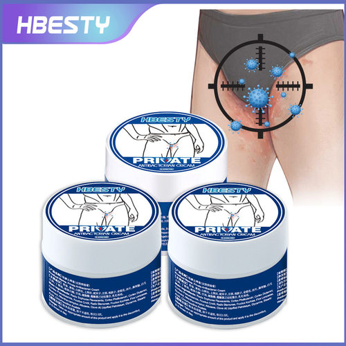 HBESTY 独立站 男士阴痒保健膏 艾草植物配方大腿根私处护理膏