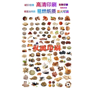 缘起图批发 药材 双面印刷 量大可谈 倾莲池同款画像