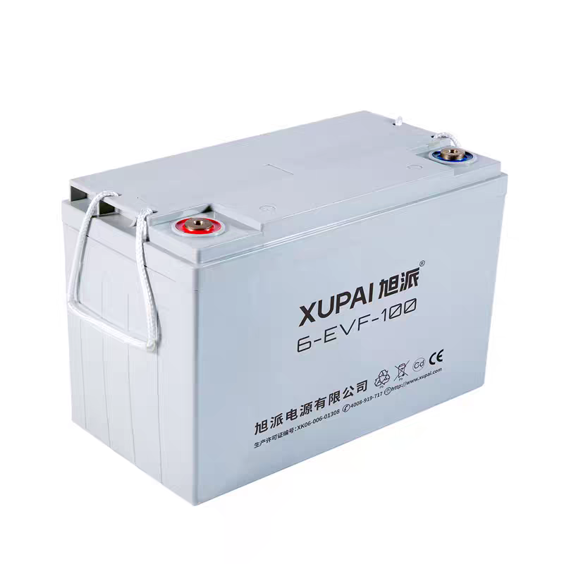 旭派6-EVF-100蓄电池12V电动观光洗地车叉车电瓶6V8V12V100A150A