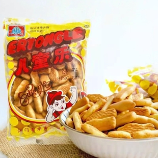儿时零食品经典华声牌老式儿童乐饼干怀旧早餐饼酥脆泡牛奶韧性