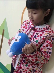 品牌女童名族风花朵款小棉袄夹袄短款