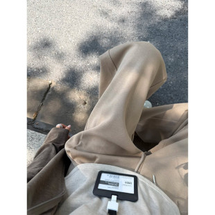 卡其系带运动裤女秋2026新款高腰显瘦小个子bf宽松慵懒风阔腿卫裤