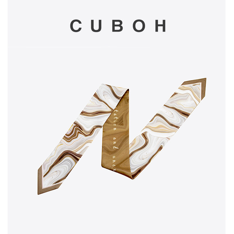 【捡漏】绑包丝巾女百搭系缠包带窄飘带包手柄绑带领巾丝带装饰品