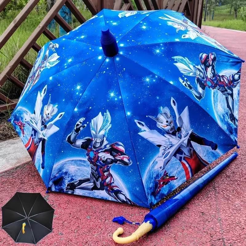 儿童雨伞赛罗汪汪队男幼儿园女公孩主伞女长柄小学生半自动晴雨伞
