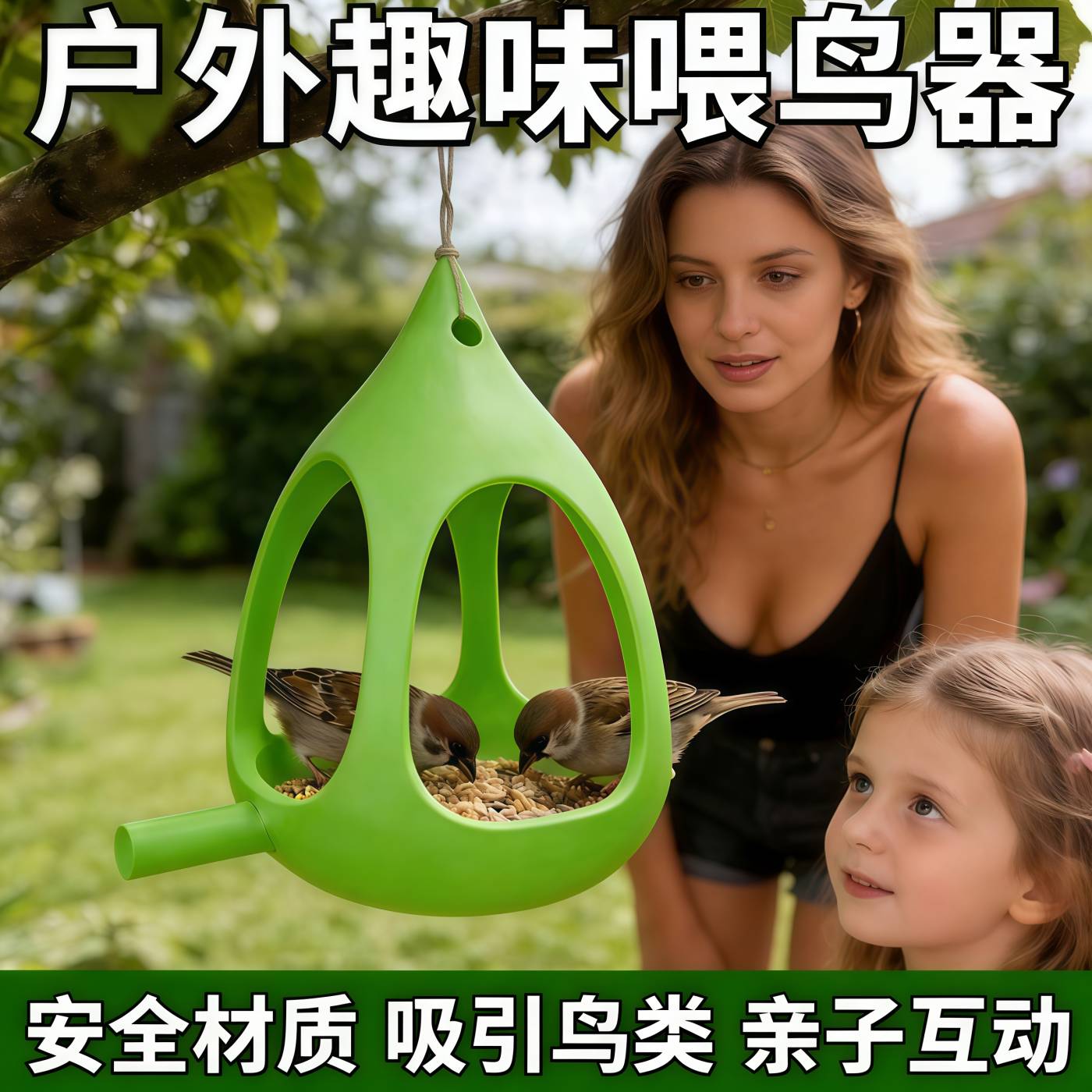 户外悬挂式鸟类阳台庭院喂食器图片