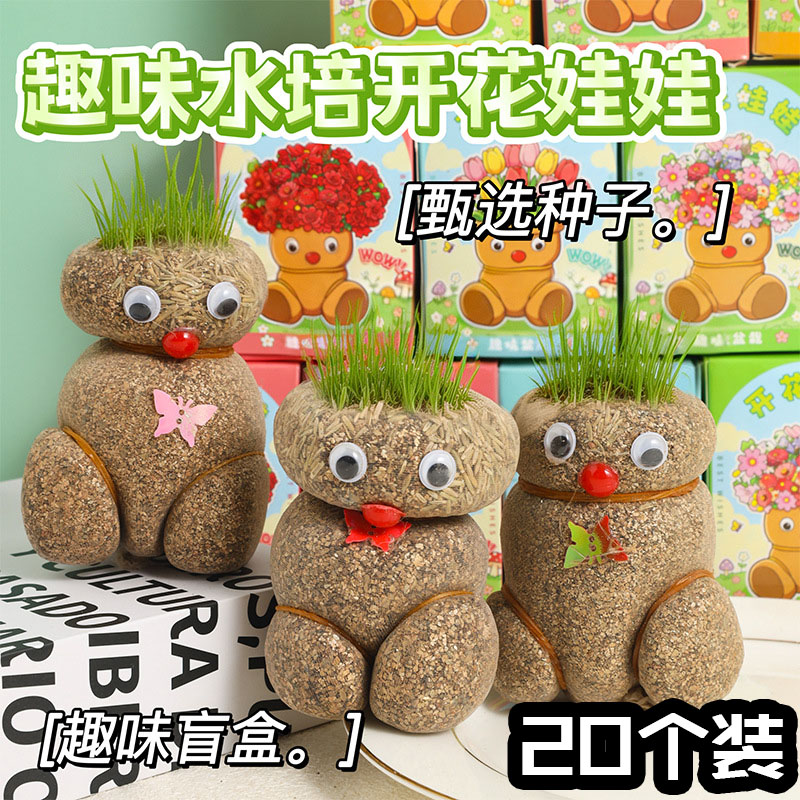 卡通草头娃娃DIY科学实验礼盒