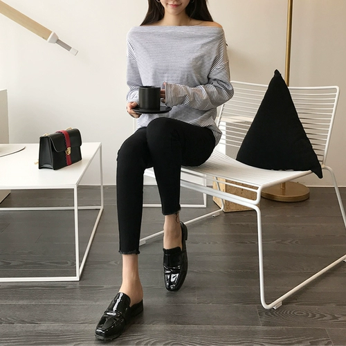 Черные джинсы, демисезонные осенние штаны, высокая талия, по фигуре, в обтяжку