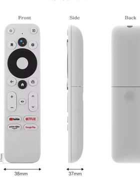 适用onn安卓Android电视4K UHD超高清媒体电视盒谷歌语音遥控器