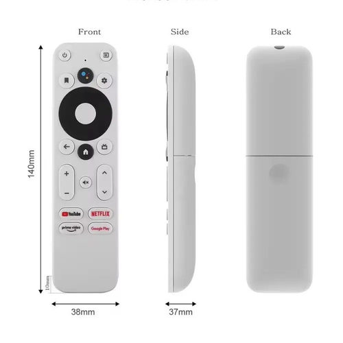 适用onn安卓Android电视4K UHD超高清媒体电视盒谷歌语音遥控器
