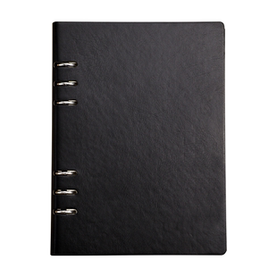 定制a5活页笔记本子2025年新款文艺精致简约b5可拆卸环扣外壳九孔超厚商务工作大号会议记录记事本定制活页本