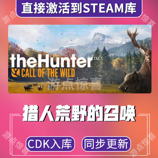 【steam正版】猎人荒野的召唤激活码CDKEY全DLC国区入库全球激活