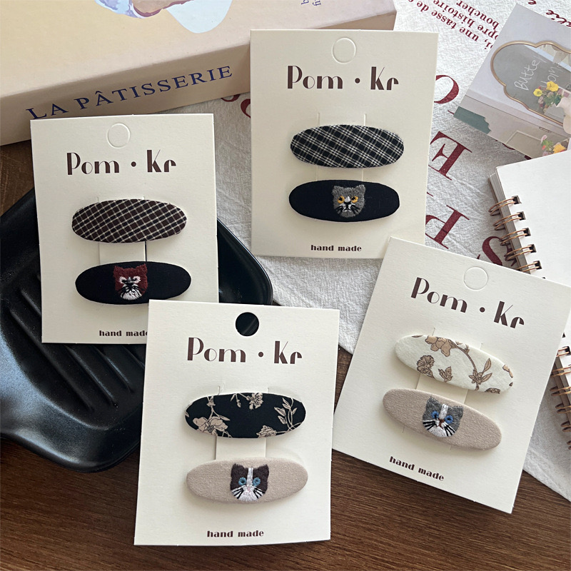 other发夹bb夹布艺韩版发卡