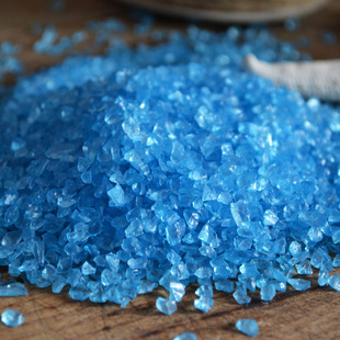饰底砂 微景观装 蓝色玻璃沙 玻璃彩珠彩砂鱼缸底沙水族造景石