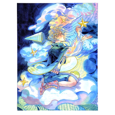 棉鱼水彩纸全棉浆纸300g美术专用