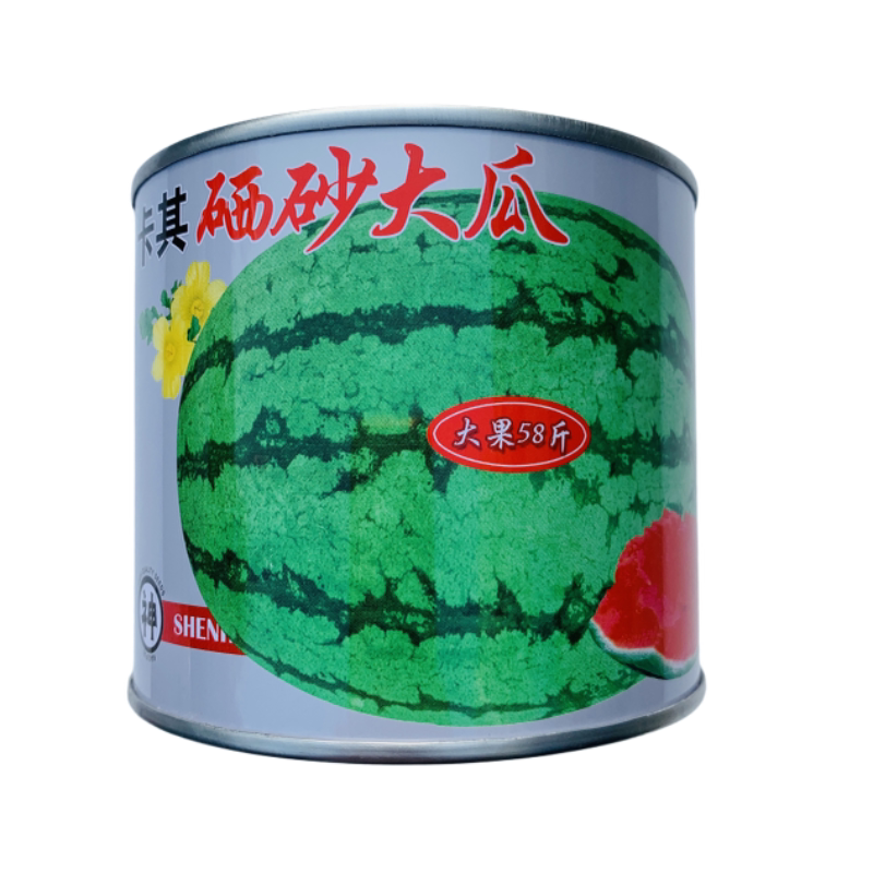 卡其硒砂大瓜西瓜种子农田菜园耐重茬红瓤椭圆大果甜脆西瓜水果籽