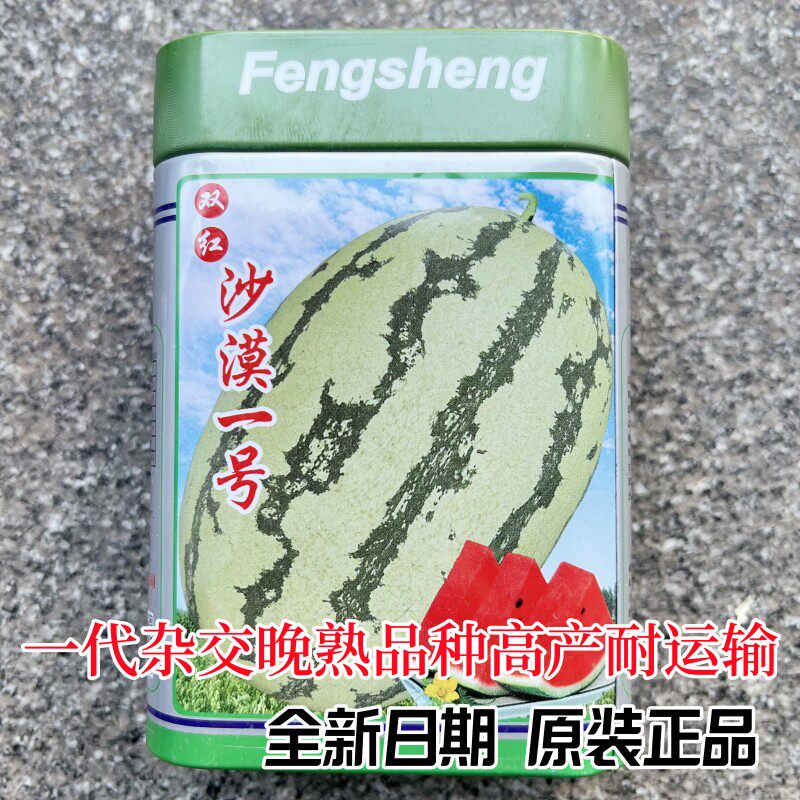 西瓜种籽孑沙漠一号西瓜种子特大巨型花皮红瓤晚熟高产南北方适播