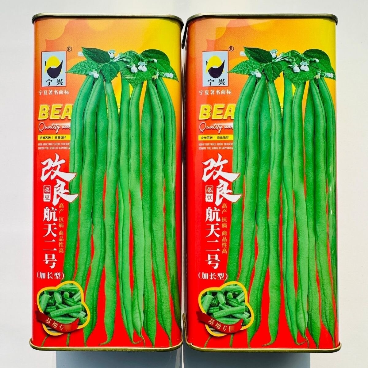 改良航天二号架豆王种子加长型无筋豆种子特长四季豆泰国架豆种籽