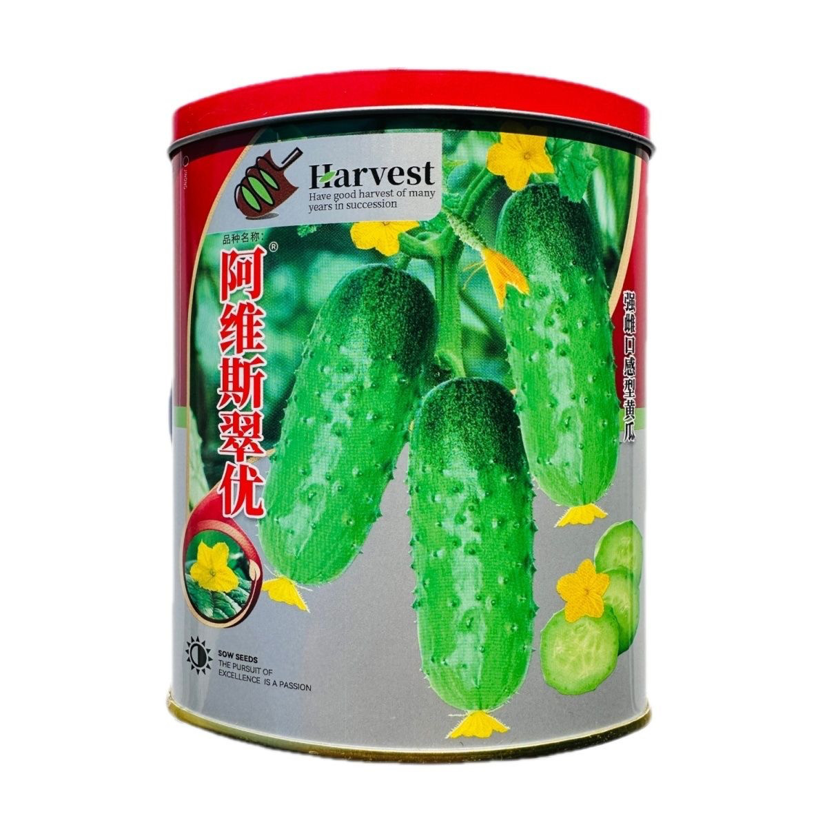 阿维斯翠优强雌口感型黄瓜种子短棒油亮薄皮节节瓜水果黄瓜种籽