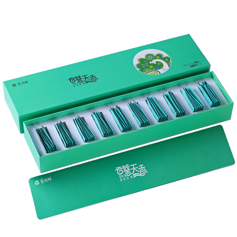 贡润祥云普天香绿茶茶粉70袋