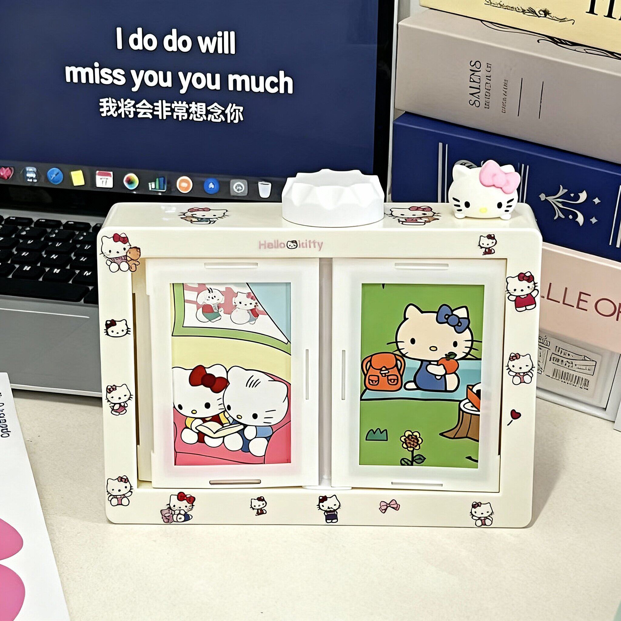 拍立得旋转相册翻页旋转相框照片收纳创意桌面客厅摆件三寸照片
