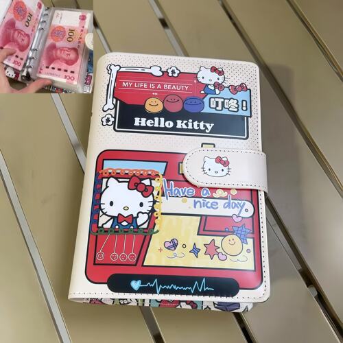 哈喽kitty存钱本放现金活页收纳册高颜值记账本卡通ins风2026新款