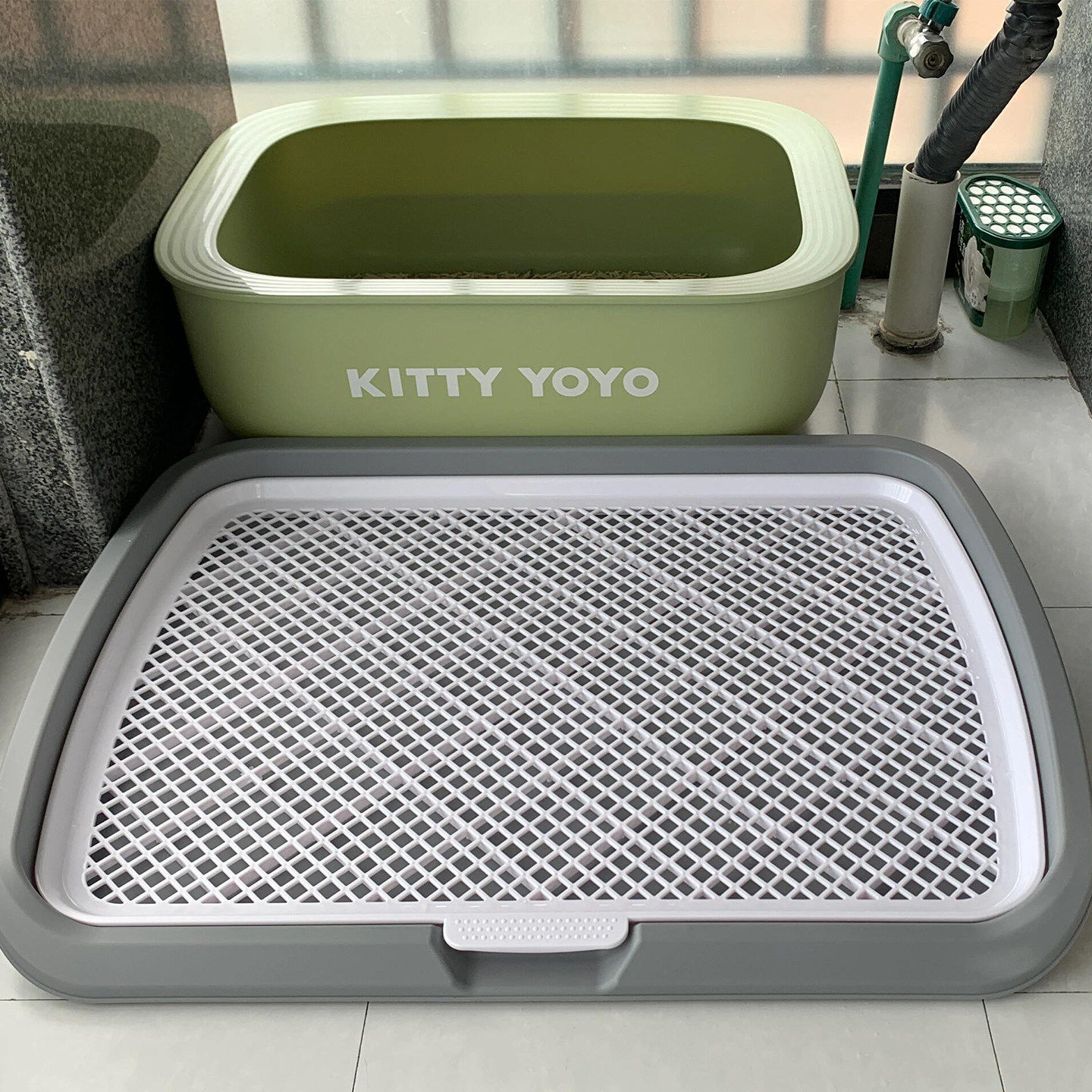 猫砂垫防带出超大号双层控砂垫猫厕所防外溅漏砂板宠物用品控砂台