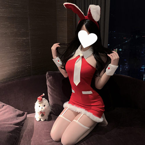 圣诞节红色情侣禁欲系女装可外穿